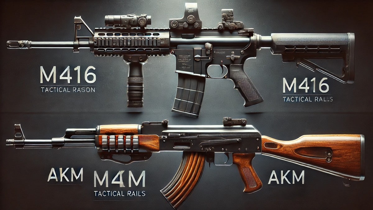 M416 در مقابل AKM - معرفی تمام مشخصات تفنگ M416 در پابجی