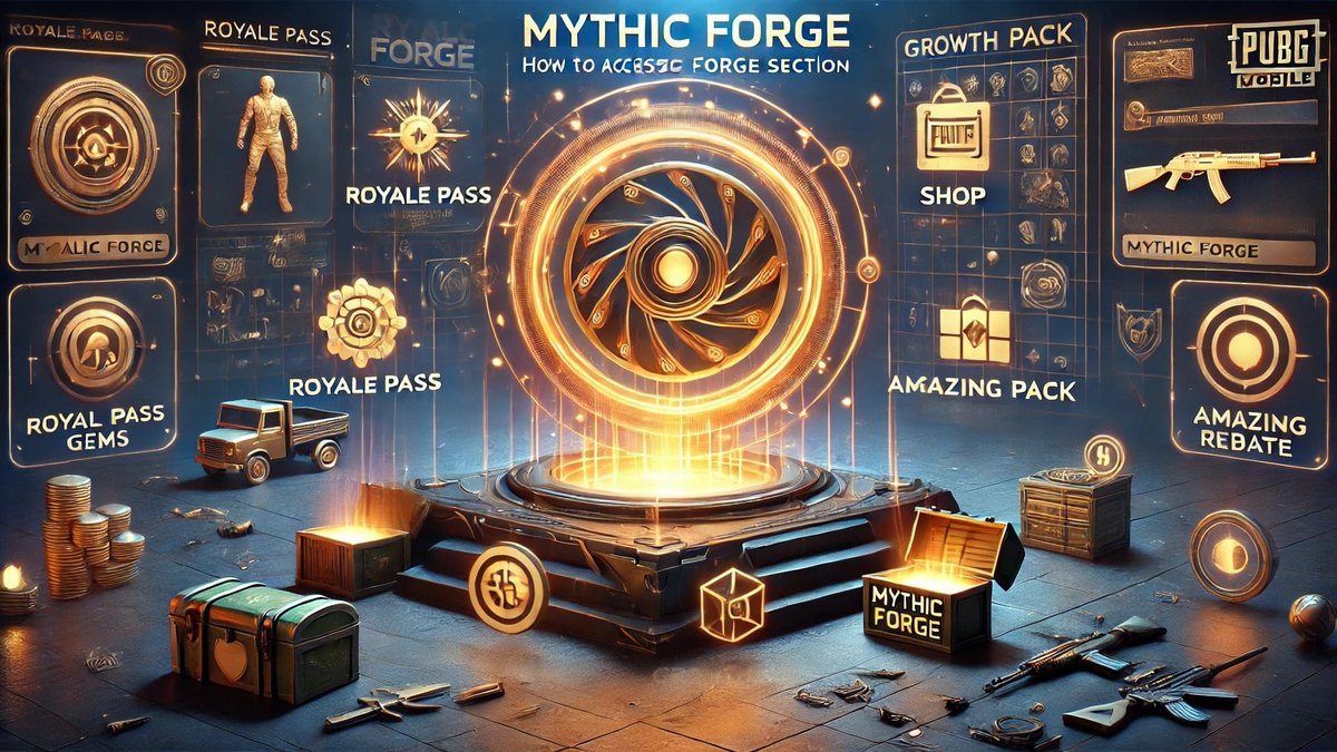 دسترسی به بخش Mythic Forge در پابجی - هرآنچه لازم است درمورد جم متیک فورج پابجی موبایل بدانید!